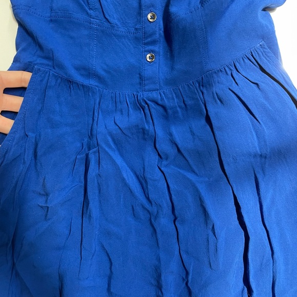 Little Blue Sleeveless Sun Dress from Express Size Small - Picture 3 of 7